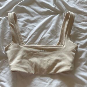 Cream Sports Bra by 437